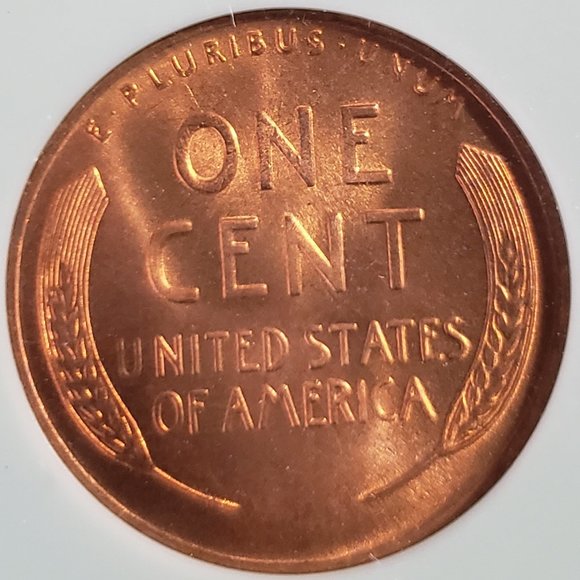 1945-S Wheat Penny Graded MS67 RD - Picture 3 of 5